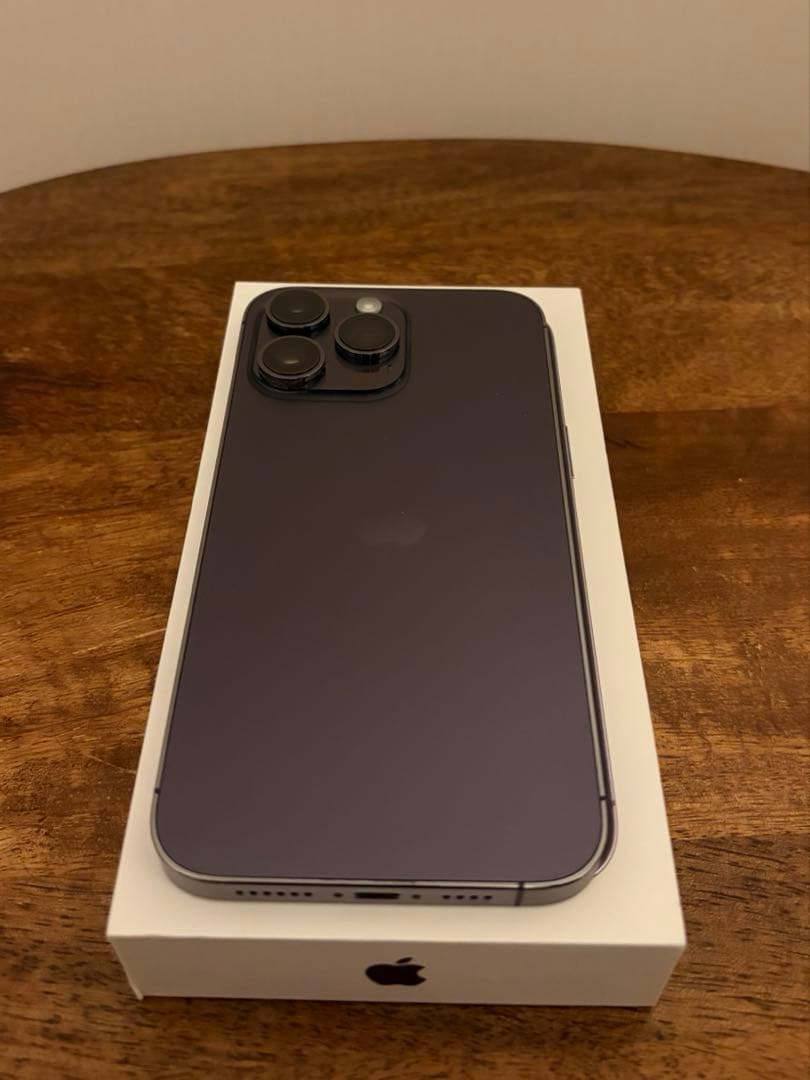 ★美品！即日発送★iPhone 14 Pro Max128GB ディープパープル