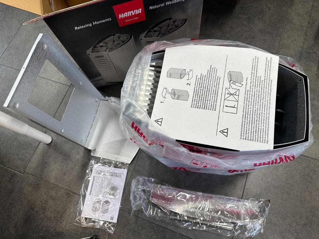 コード付きHARVIA ハルビア サウナストーブ 220V VEGA BC60