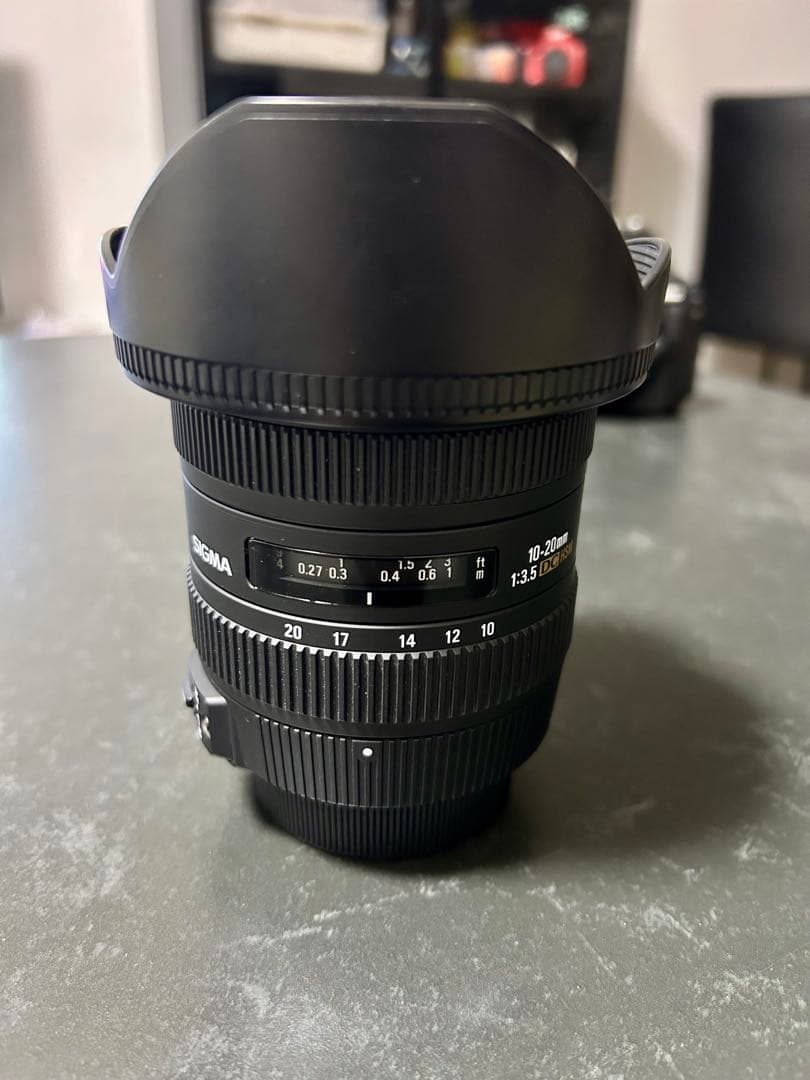 SIGMA 10-20mm F3.5 DC HSM フード付 ニコンF用