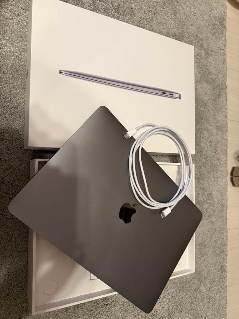 美品 M1 Apple MacBook Air スペースグレー 本体 ケーブル