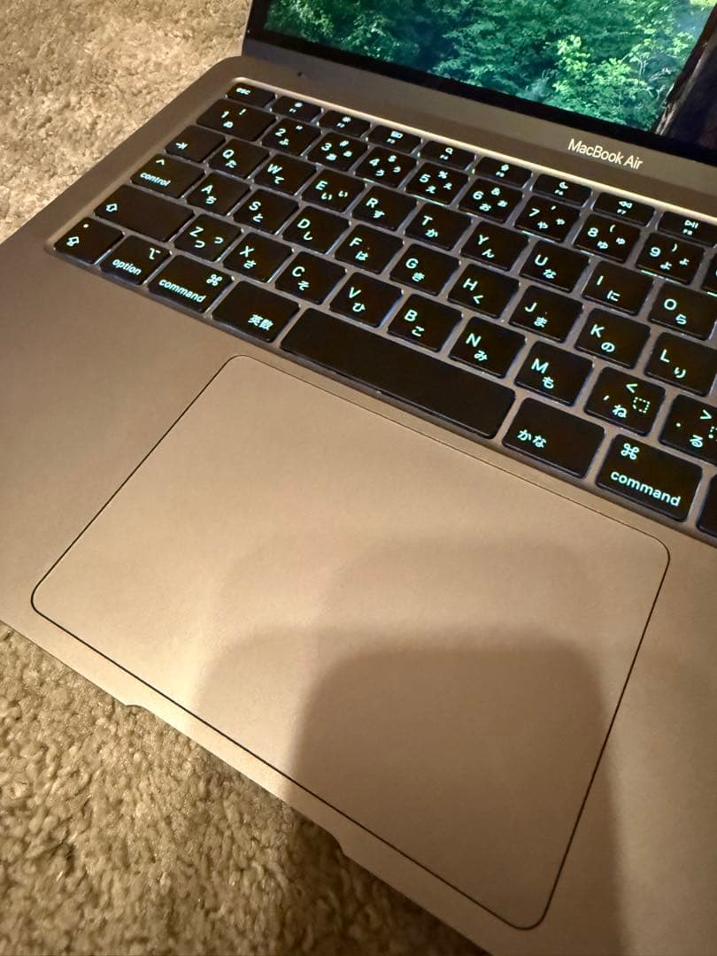 美品 M1 Apple MacBook Air スペースグレー 本体 ケーブル
