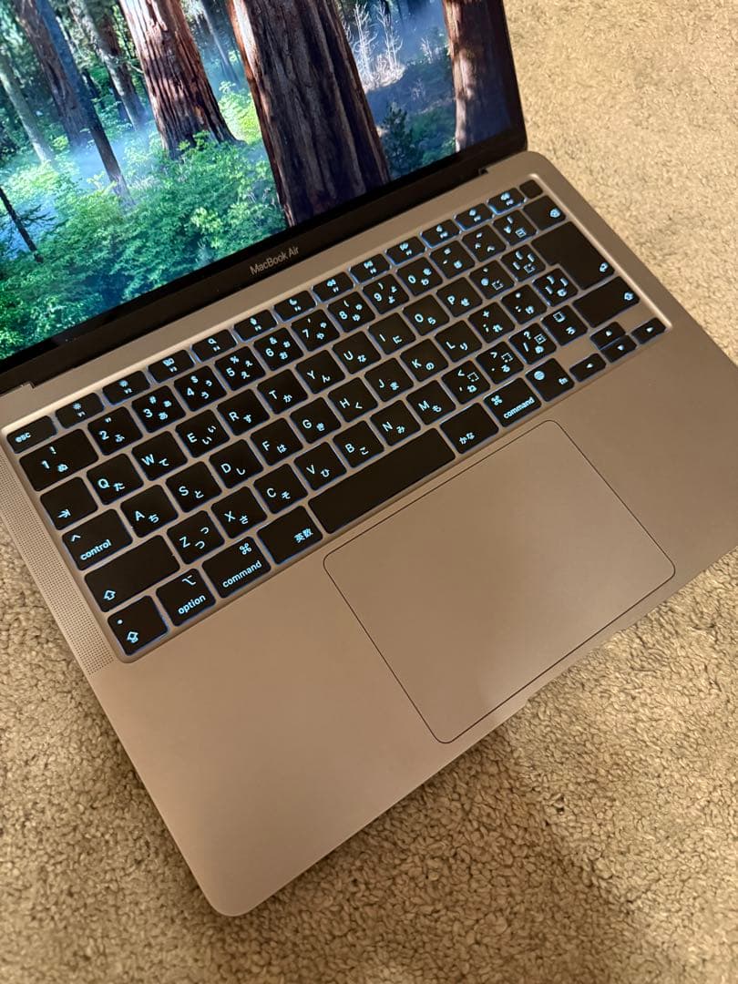 美品 M1 Apple MacBook Air スペースグレー 本体 ケーブル