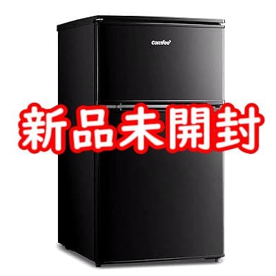 冷蔵庫 90L 2ドア 右開き ブラック RCT90BL(E) 耐熱天板