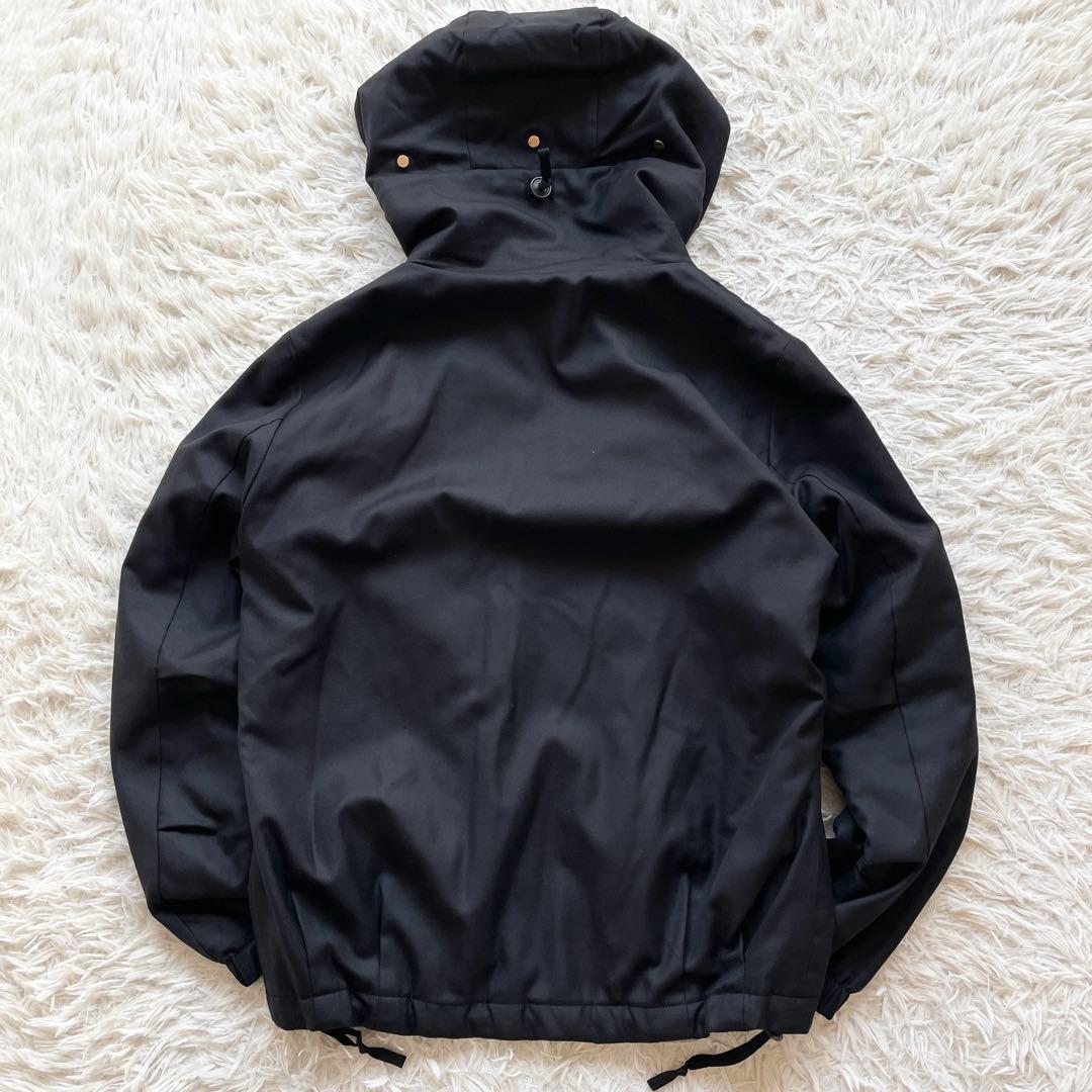 美品 ポールスミス シルクウール フーデット ナイロンジャケット キルティング