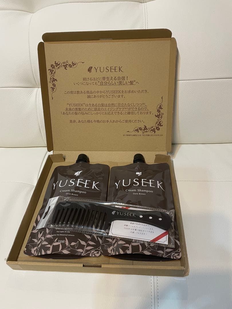 YUSEEK クリームシャンプー 2パック セット