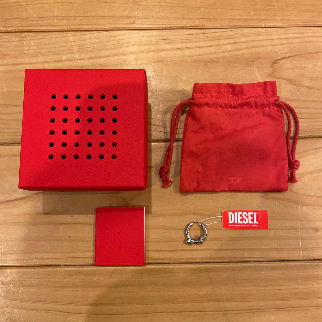 DIESEL ディーゼル dx1447 シルバー ピアス 片耳用