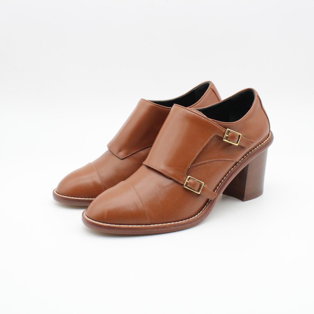 新品♪GIOIA DELL'ACQUA ダブルモンクヒールシューズ(37)