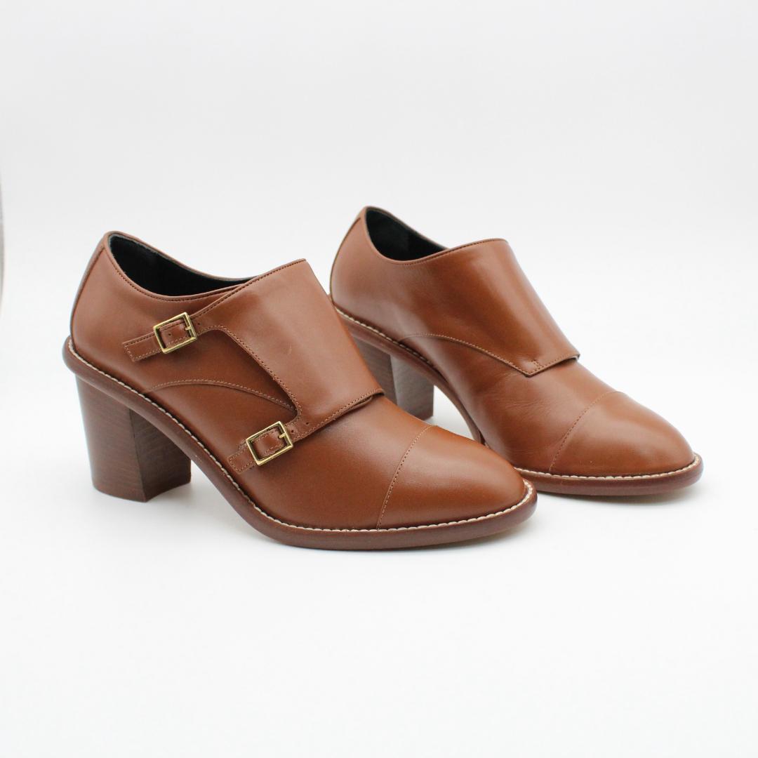 新品♪GIOIA DELL'ACQUA ダブルモンクヒールシューズ(37)