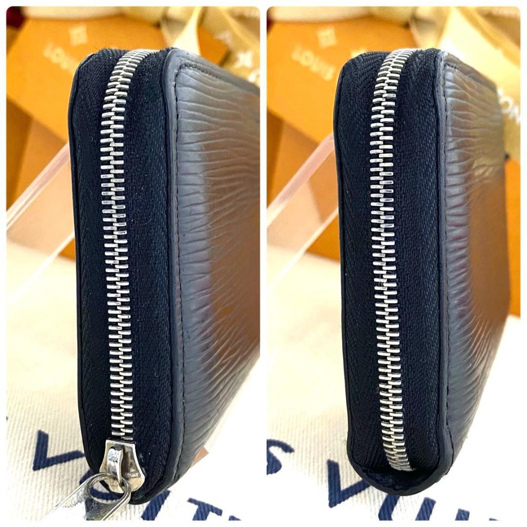 ルイ ヴィトン◎パース エピ ノワール ラウンドファスナー ケース