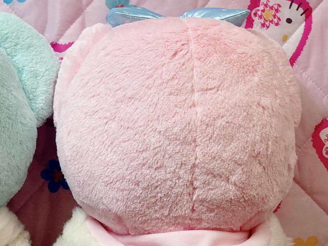 パフポフ　ケープ付きぬいぐるみ　巨大　BIG　ふわふわ　限定　キキララ　くま