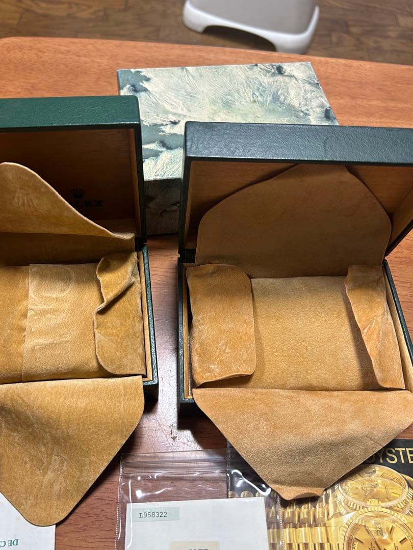 純正　ROLEX ヴィンテージ ロレックス　Rolex 時計の空箱セット２個