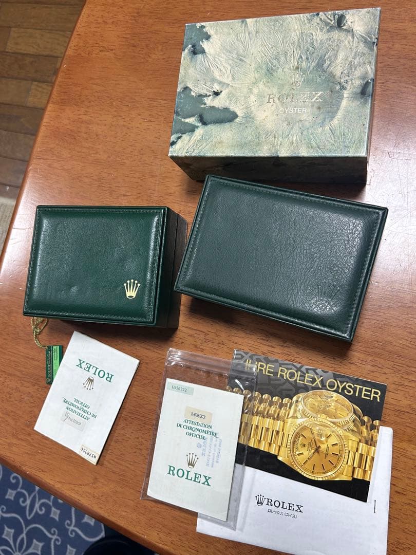 純正　ROLEX ヴィンテージ ロレックス　Rolex 時計の空箱セット２個