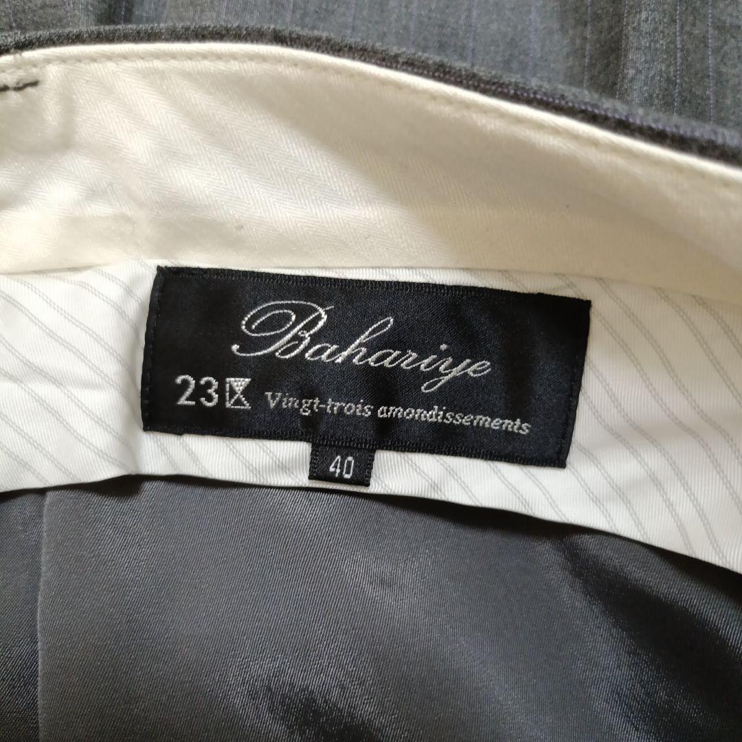 美品✨23区×Bahariye セットアップパンツスーツ ストレッチ グレー M