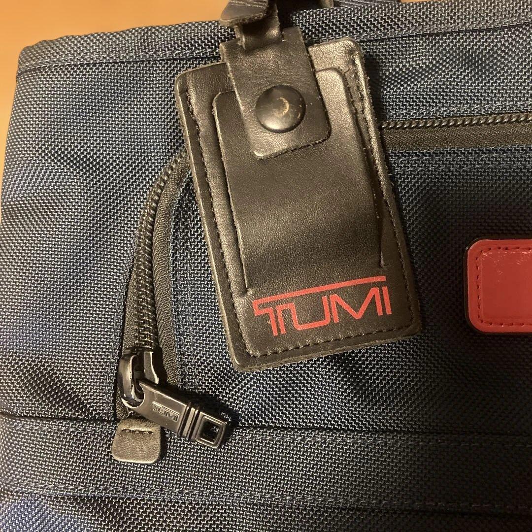 TUMI ネイビー トートバッグ