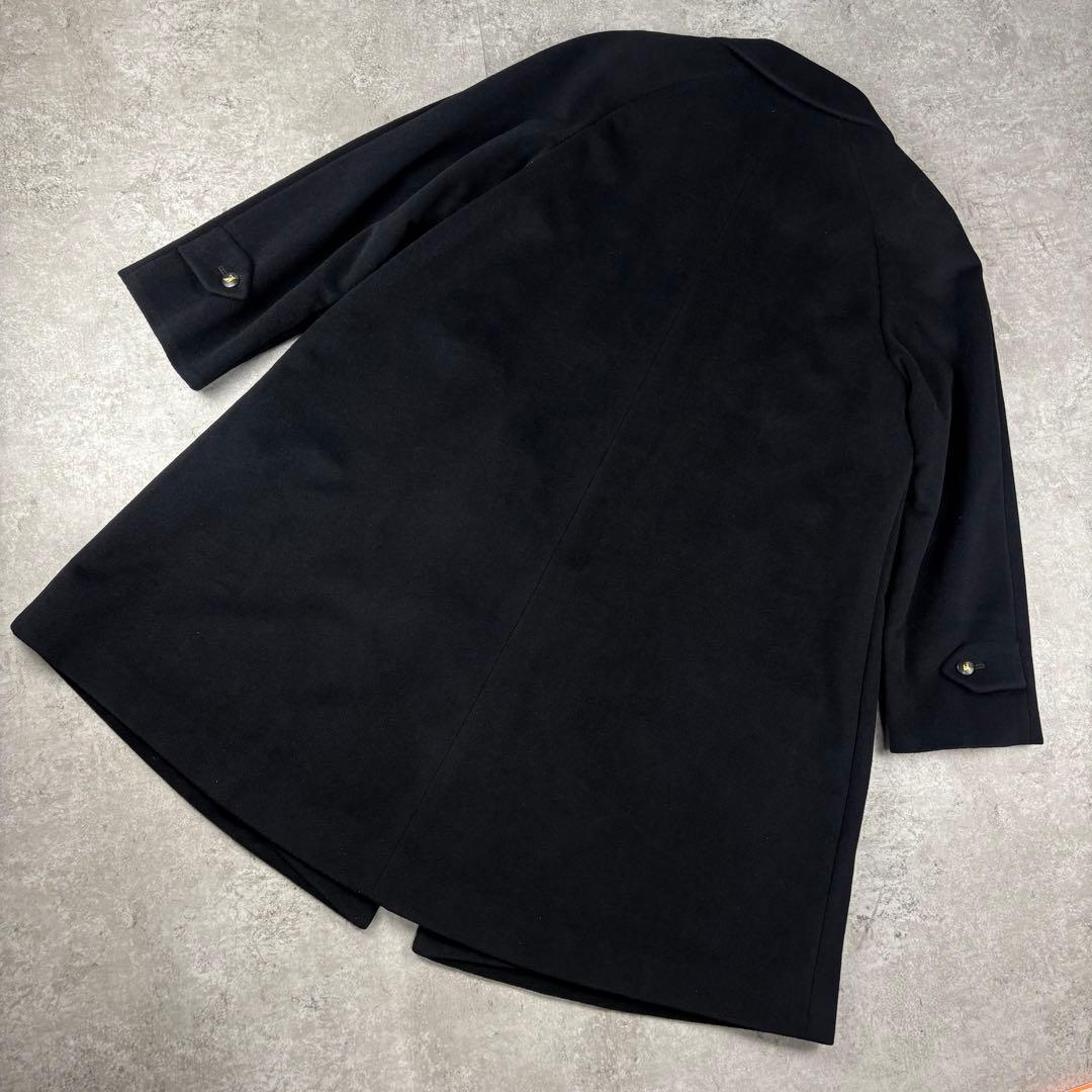 美品　バーバリー　BURBERRY アンゴラ　バルカラー　コート　Aライン 9