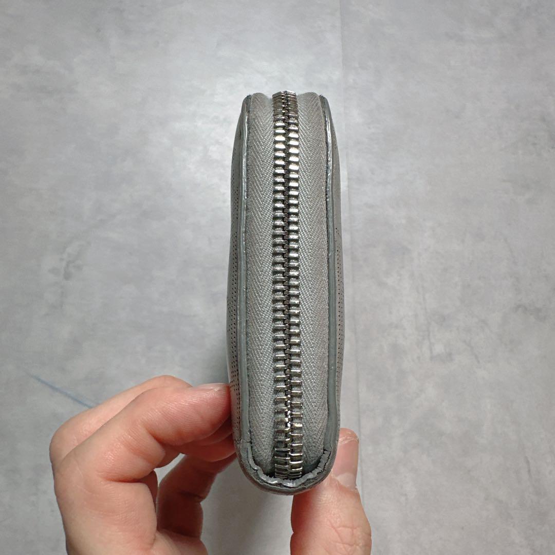 Dior ディオール ラウンドジップ 長財布 グレー トロッター ウォレット