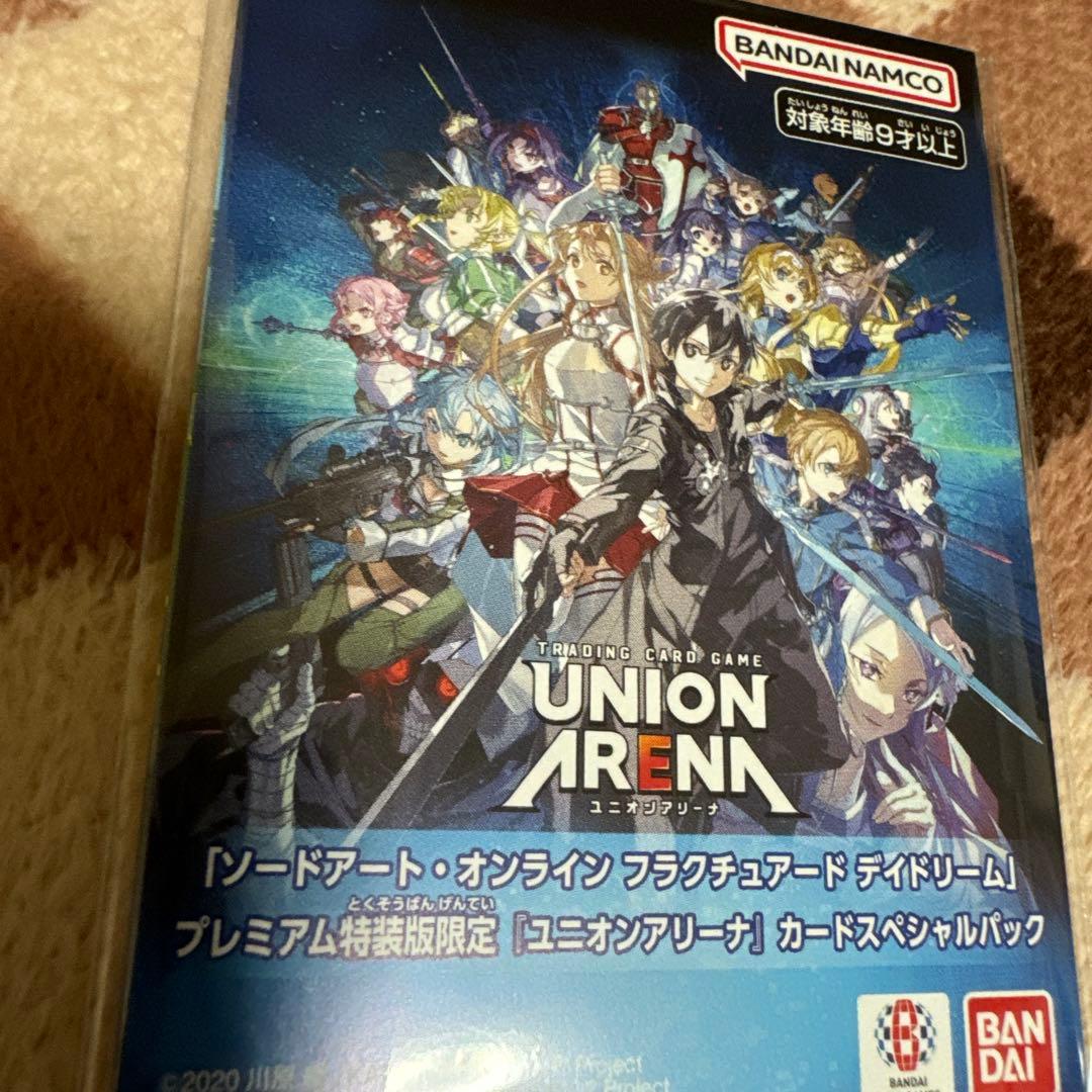 SAOフラクチュアードデイドリーム特装版特典ユニオンアリーナカード4枚未開封品
