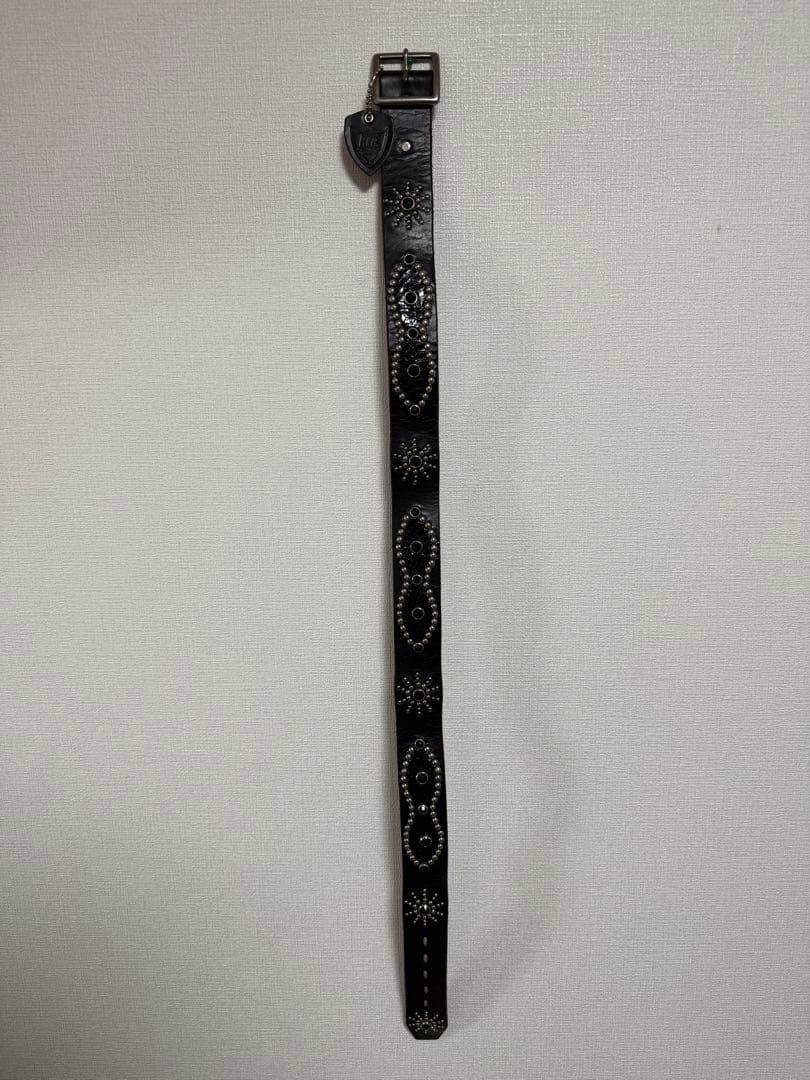 新品未使用　HTC ピーナッツオーバーレイベルト　ブラックレザー　36