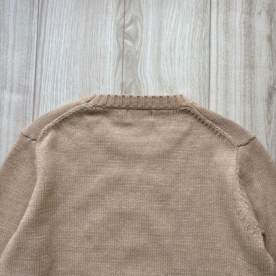 【美品】ポロラルフローレン 現行 ポロベア コットンセーター S ベージュ