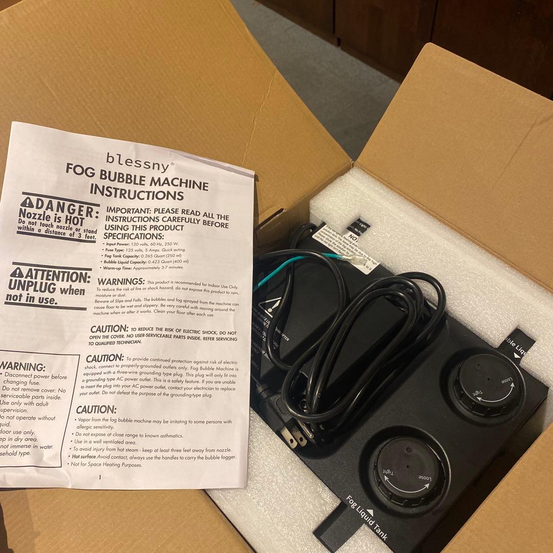 blessny フォグバブルマシーン　バブルリキッド付