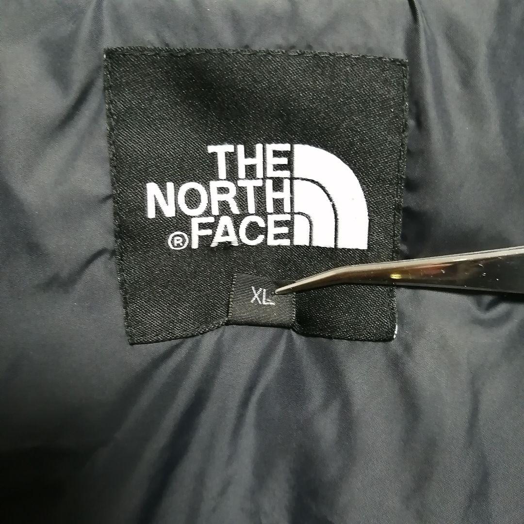 【希少XL】ノースフェイス スクエアステッチ ライトダウン 700フィル 黒