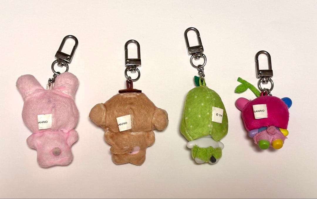 ちびっとも どうぶつ くだもの 4種 キティ プリン ポチャッコ ウサハナ