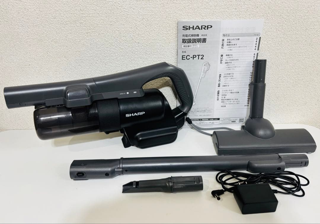 美品 シャープ SHARP コードレス掃除機 マイルームスティック EC-PT2