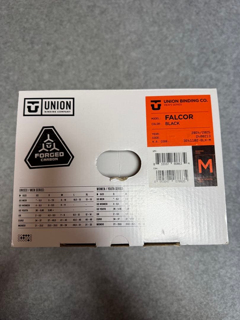 UNION ファルコア スノーボード　ビンディング