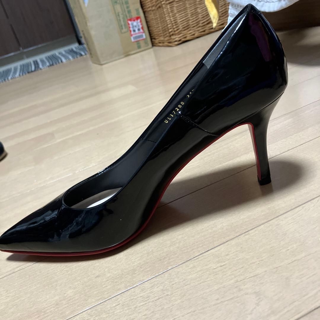 DIANA 黒 ポインテッドトゥ ハイヒール