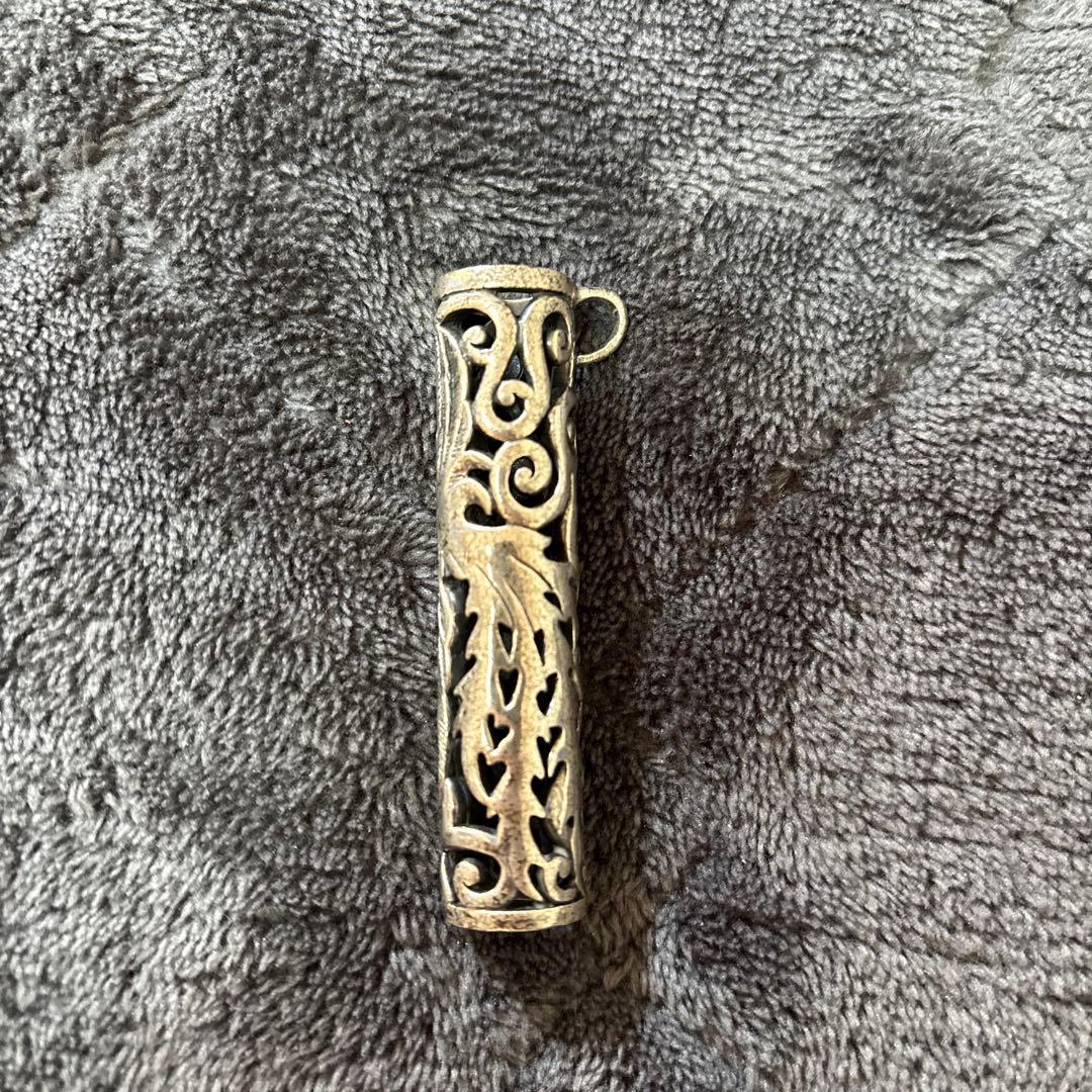 シルバーアクセサリー　シガレットケースネックレス