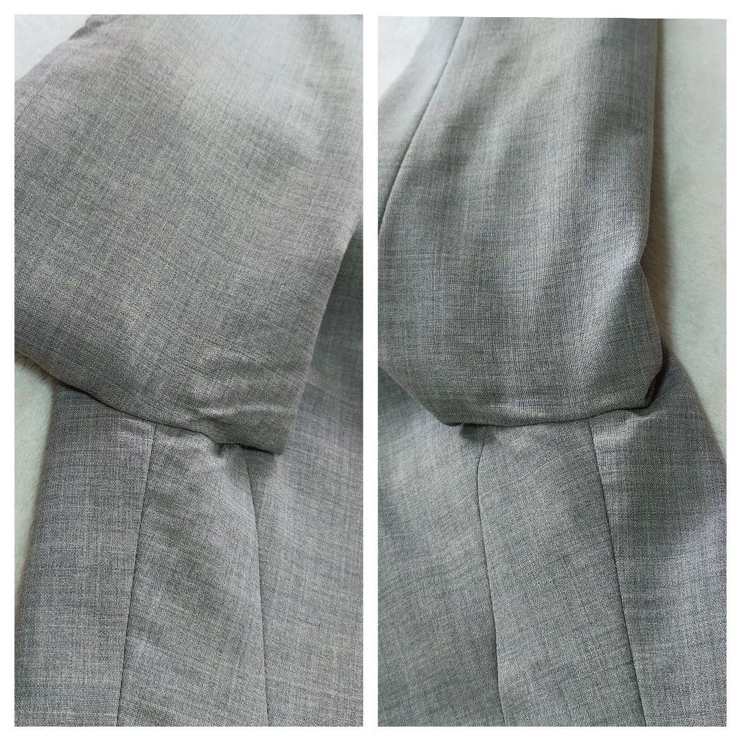 現行タグ　theory　ノーカラー　パンツスーツ　セットアップ