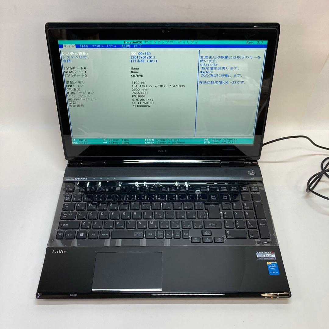 NEC LaVie L LL750/TSB ノートPC i7-4710MQ