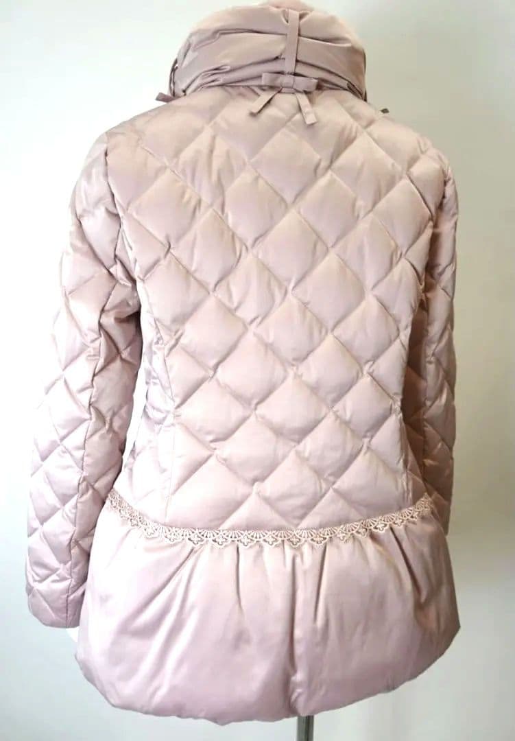 SALE　スーパービューティー　今季秋冬ダウンコート　ピンク44(XL)新品