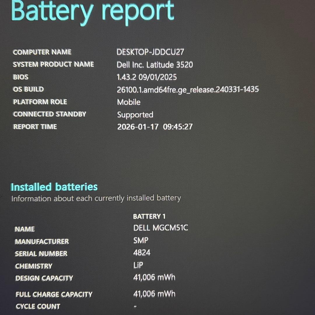 美品 Latitude 3520 11世代 i5 16GB 15.6型 オフィス