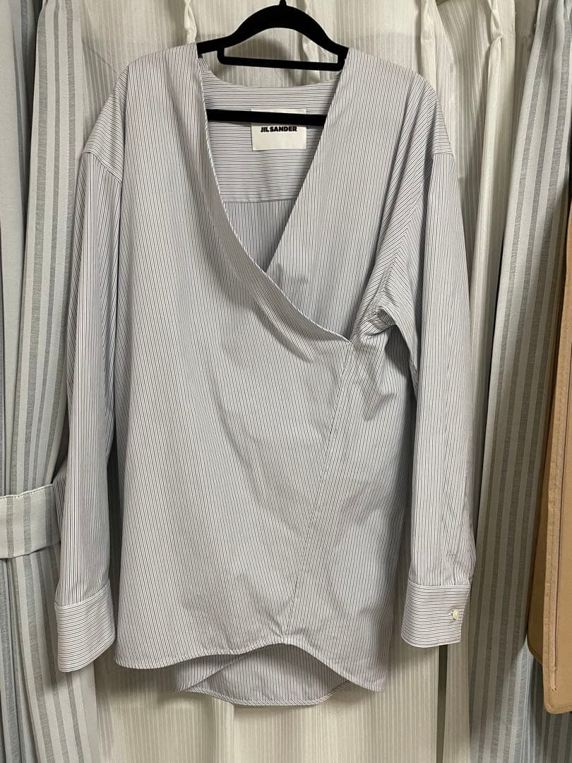 Jil Sander 23aw ノーカラーシャツ