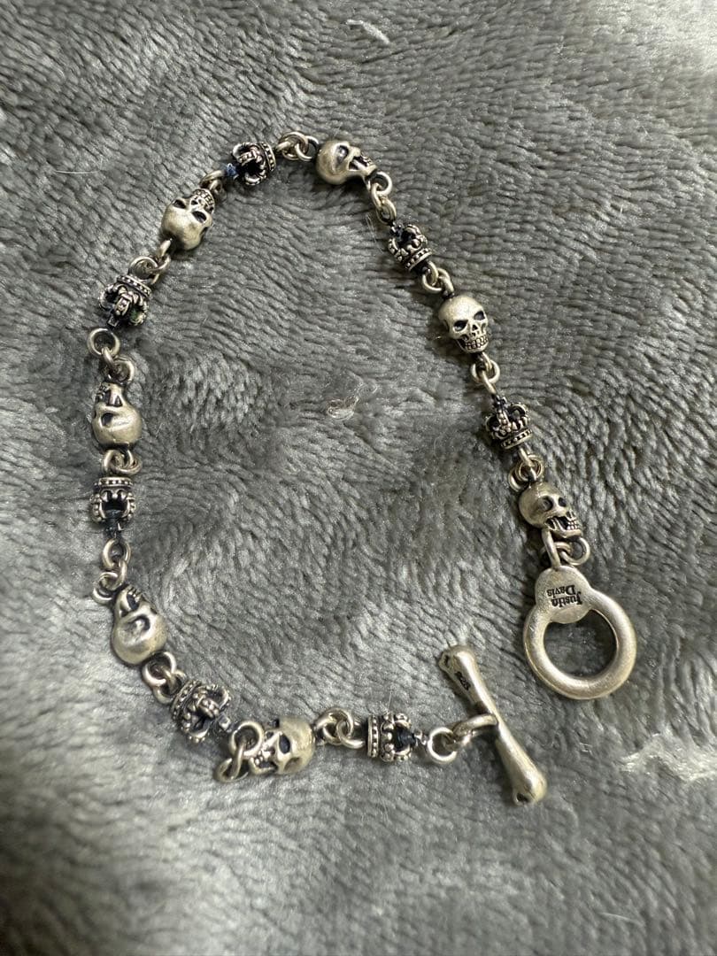 ジャスティンデイビス SKULL DIVINE ブレスレットMサイズ