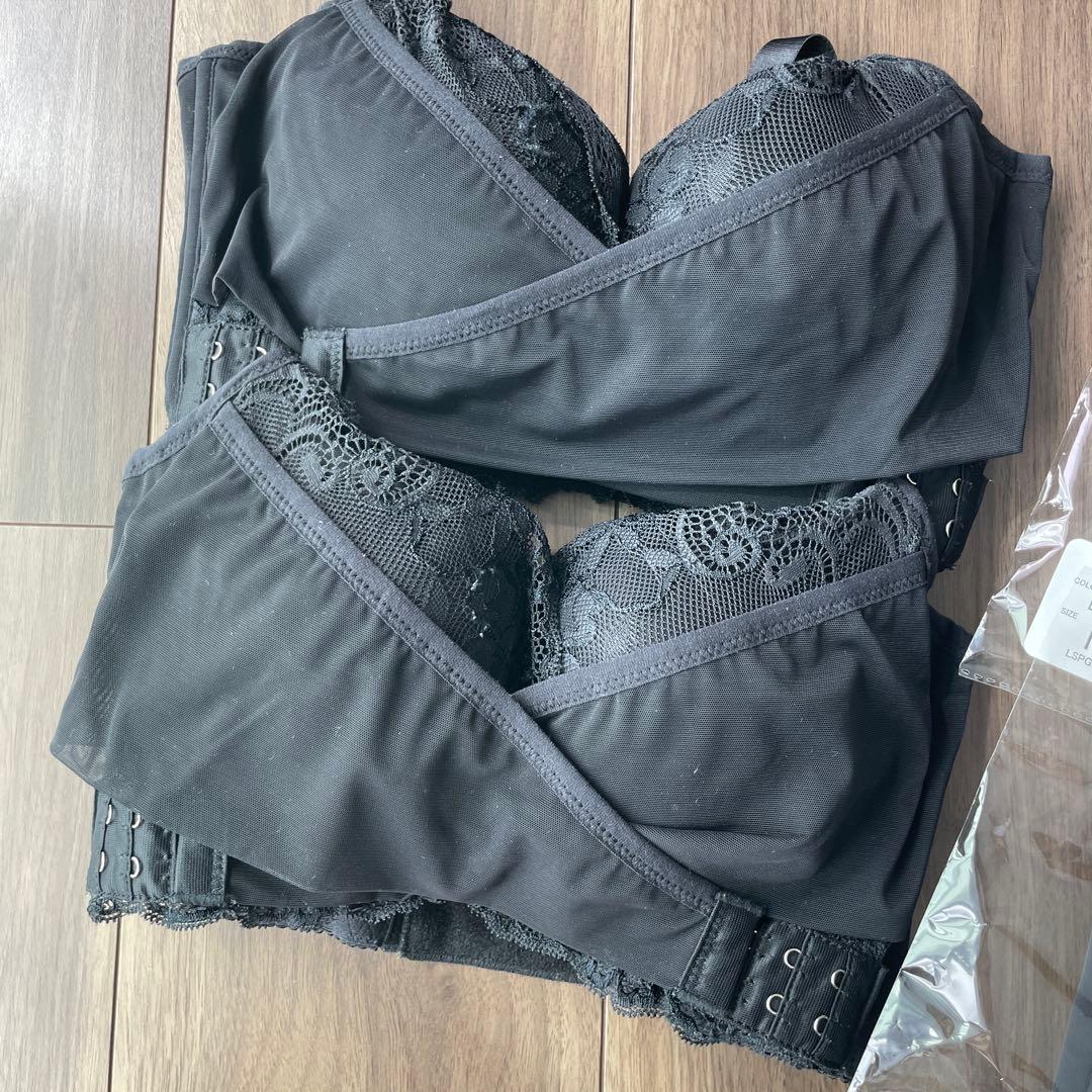 PG-Bra ブラック Mサイズ 2枚セット(おまけ2枚)
