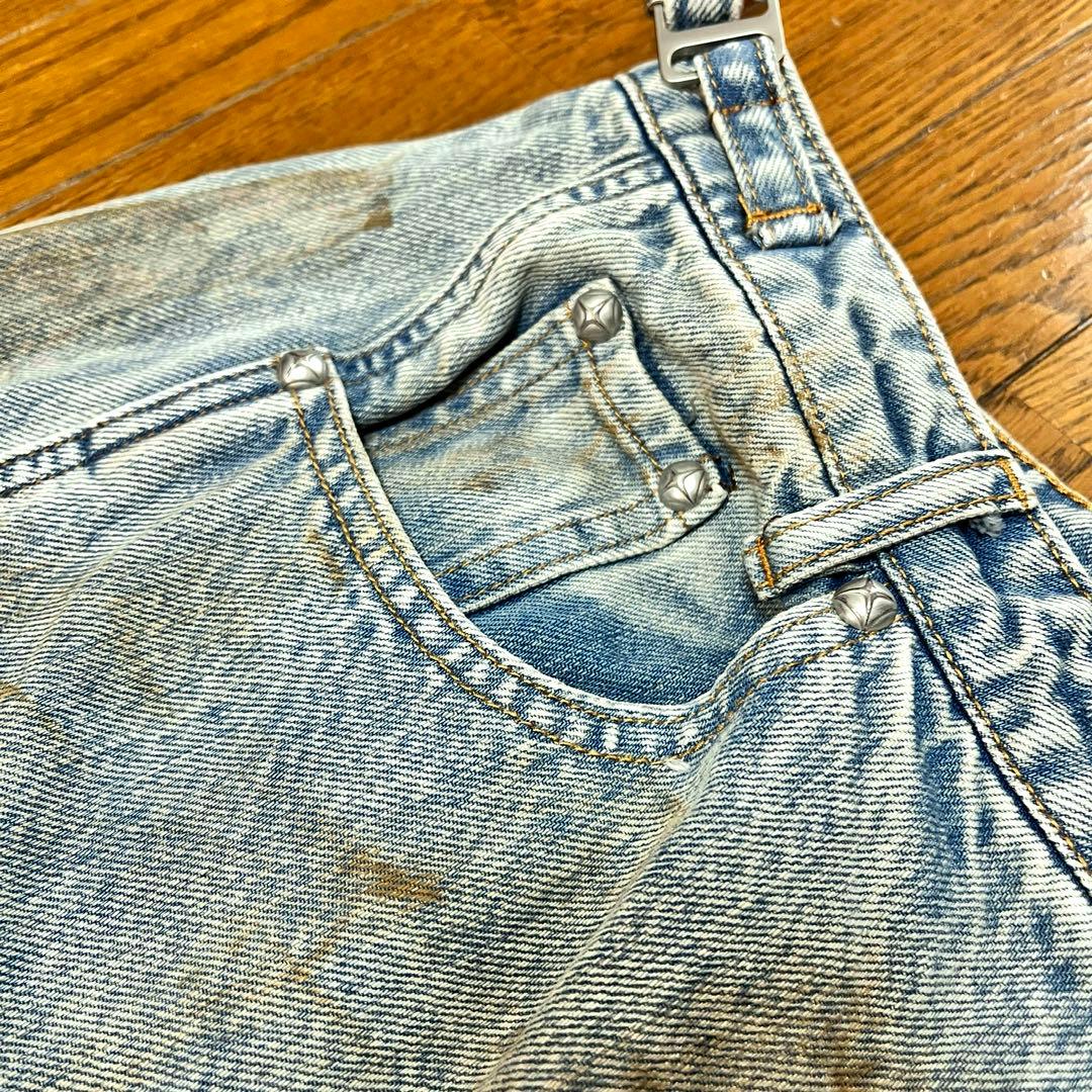 【新品】 BADBLOOD ワイドデニム　定価2.4万 S韓国ストリート　y2k