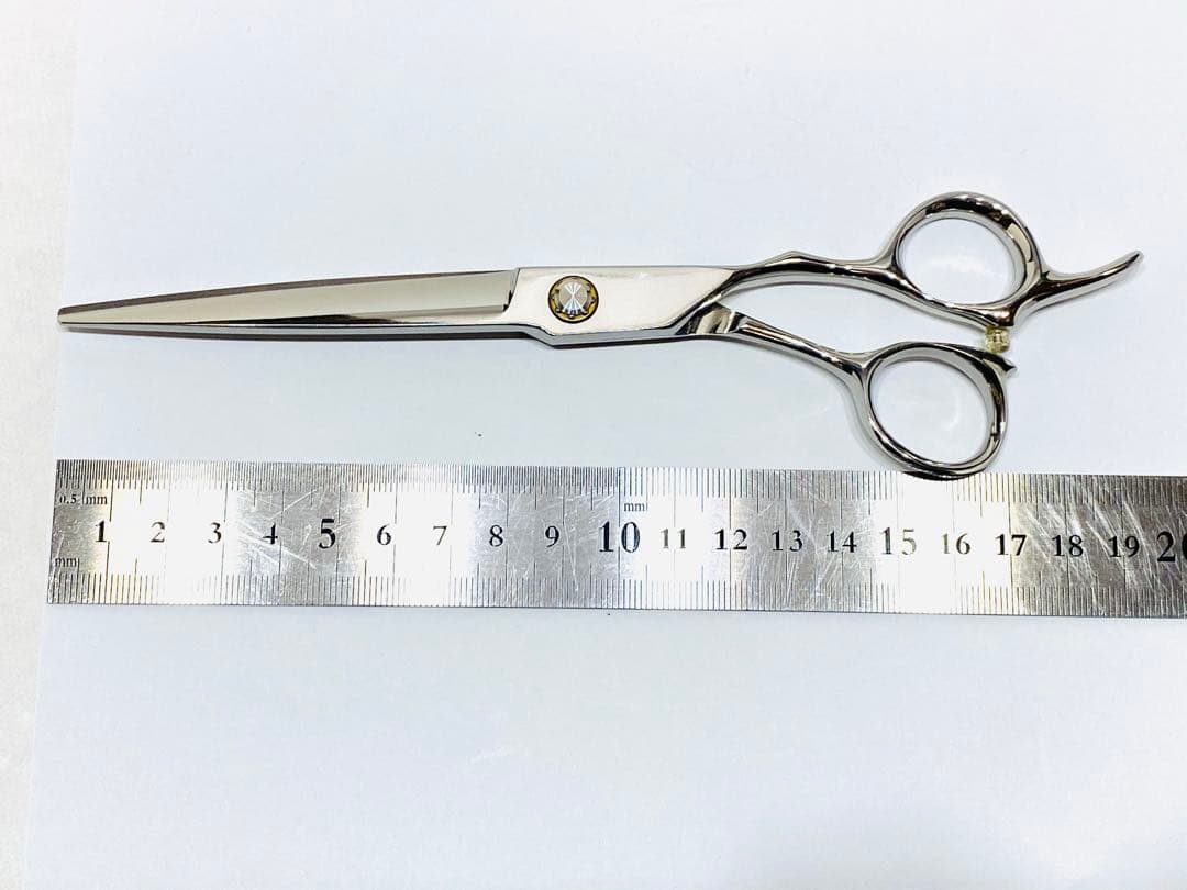 7インチ カットシザー 刈り込み 刈り上げ ボールベアリング 理容 美容 鋏