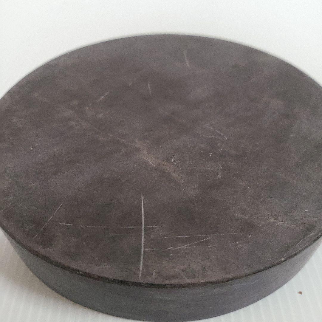 ま*つ様 老坑　端渓　円形硯