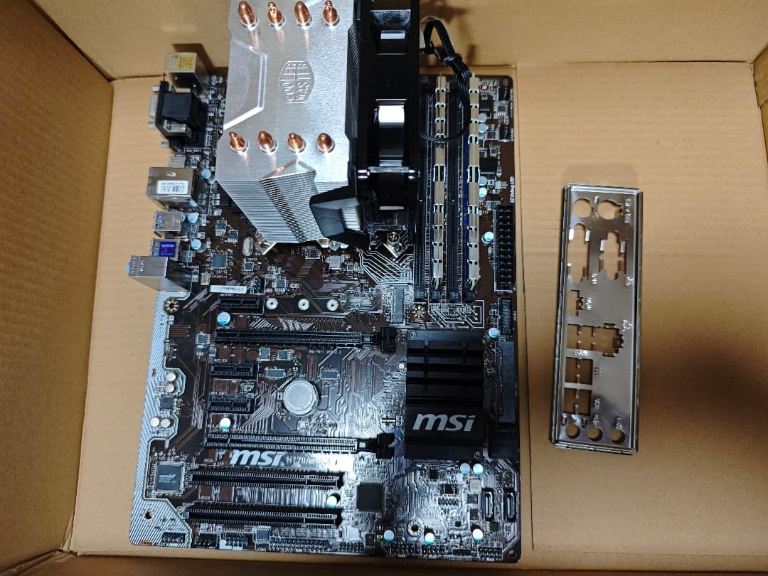 H170A PC MATE +Intel Core i7-6700+16Gメモリ