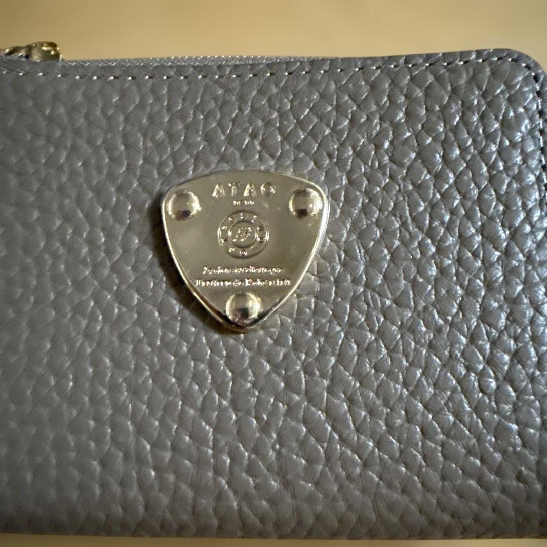 ATLAS グレー 二つ折り財布