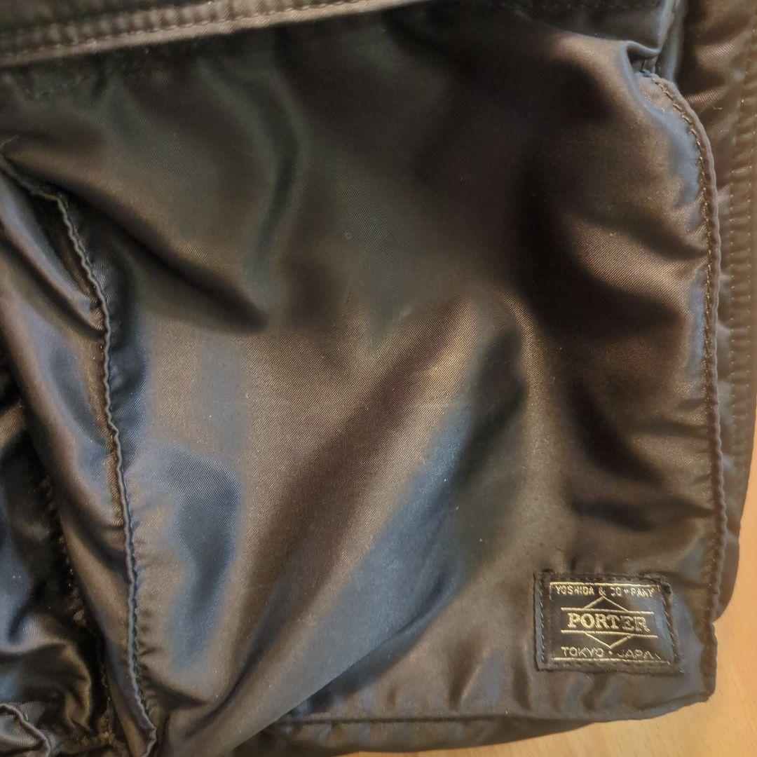 【廃盤】ポーター　PORTER タンカー　ブラック ショルダーバッグ　やや大きめ