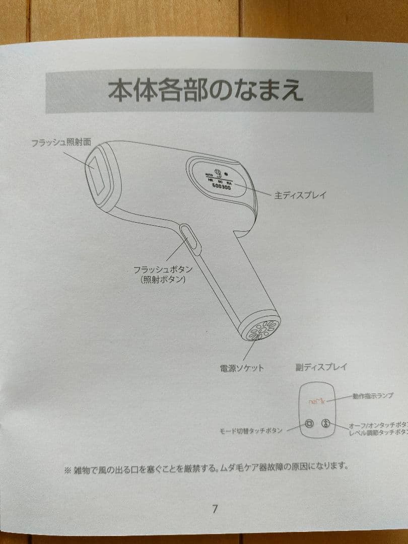 新品!未開封! Nizmir IPL光美容器 脱毛器サファイア美容器