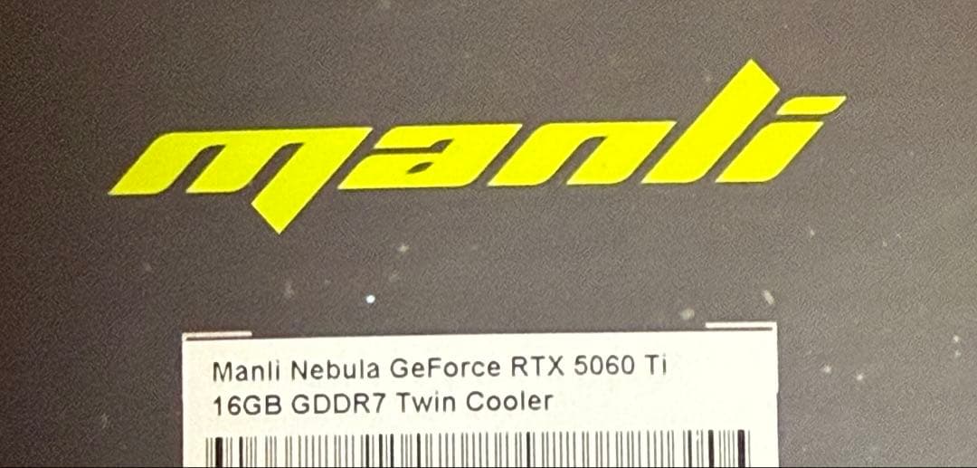 【Naokichi】GeForce RTX 5060 Ti 16GB