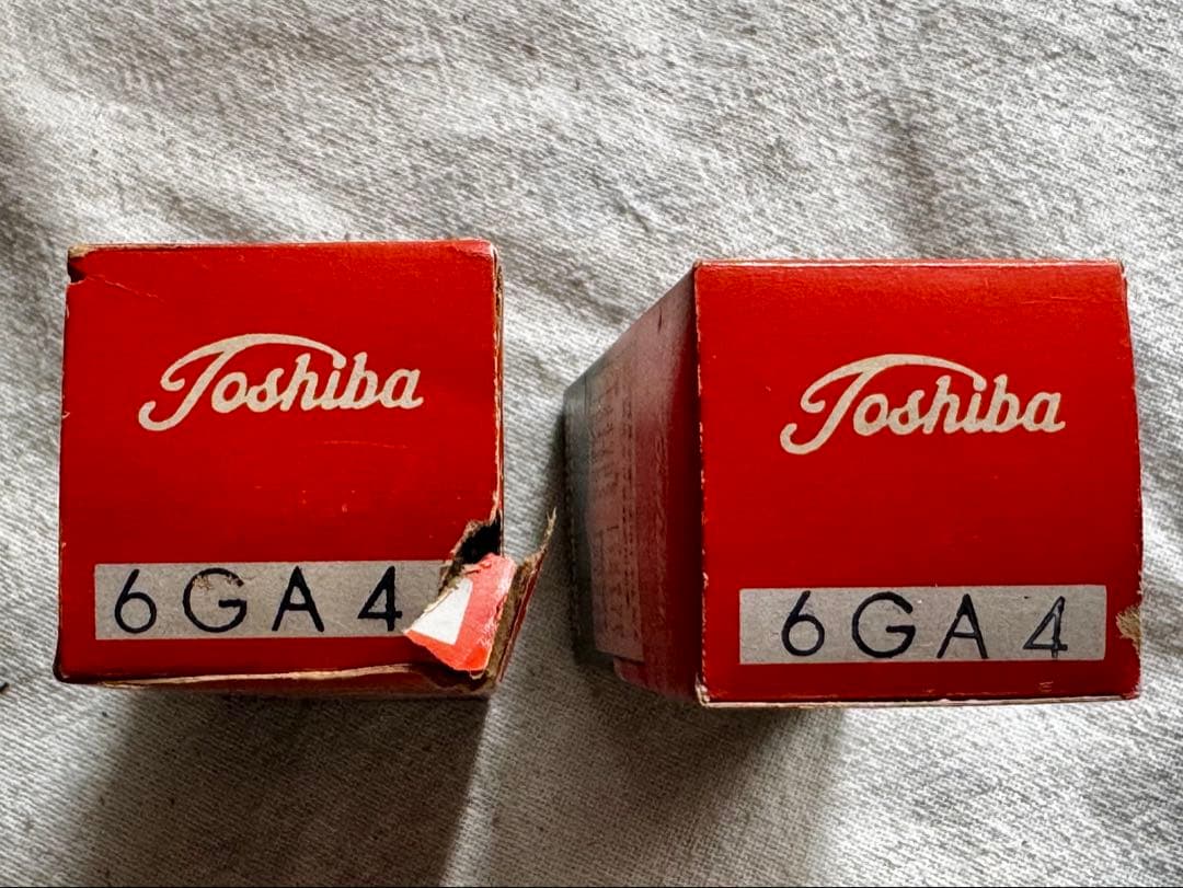 真空管 東芝 6GA4 2本セット