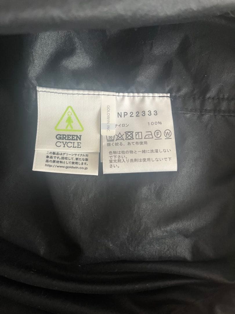 The north face コンパクトジャケット　ブラックXL