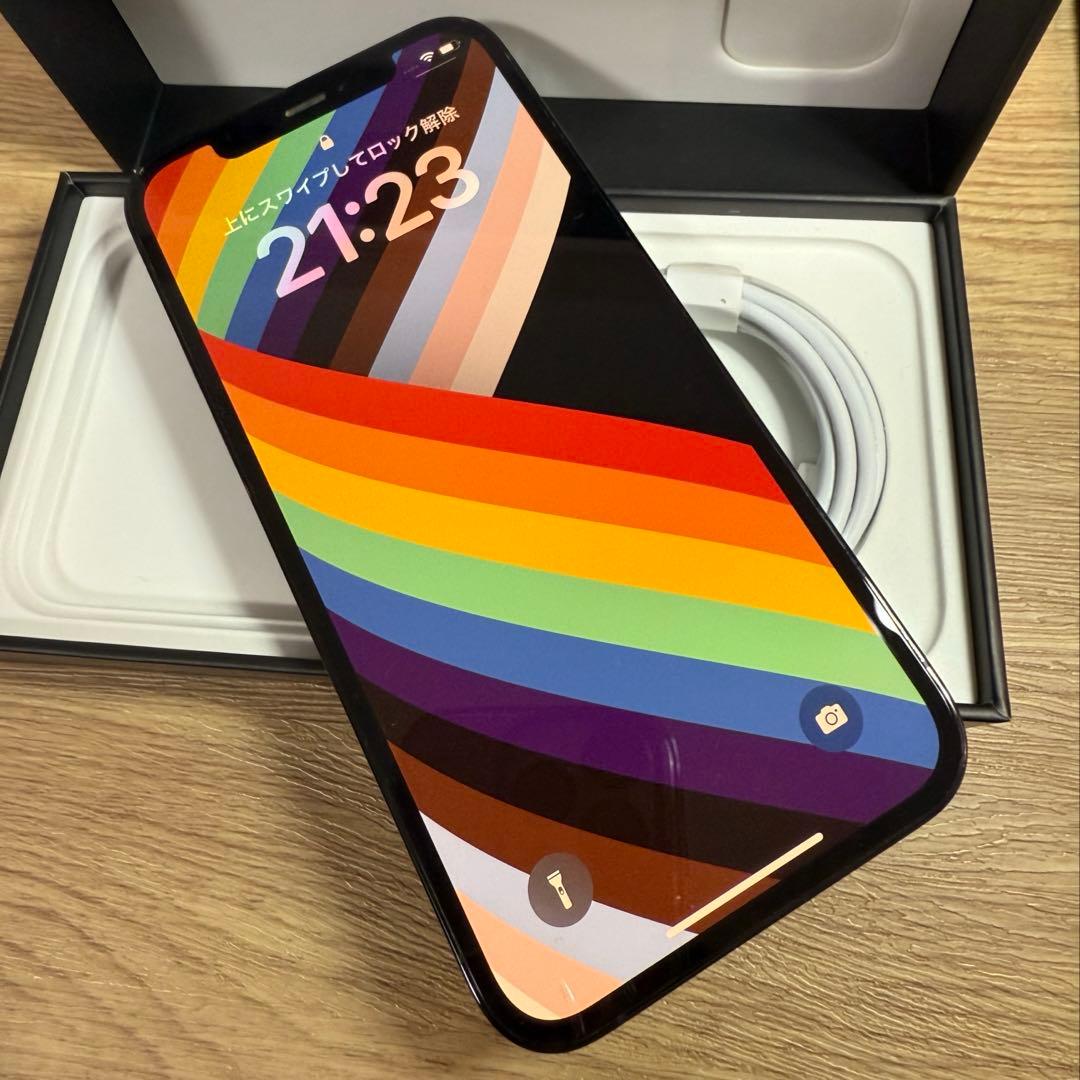 【極美品】アイフォン iPhone 12Pro ブルー 本体 128gb