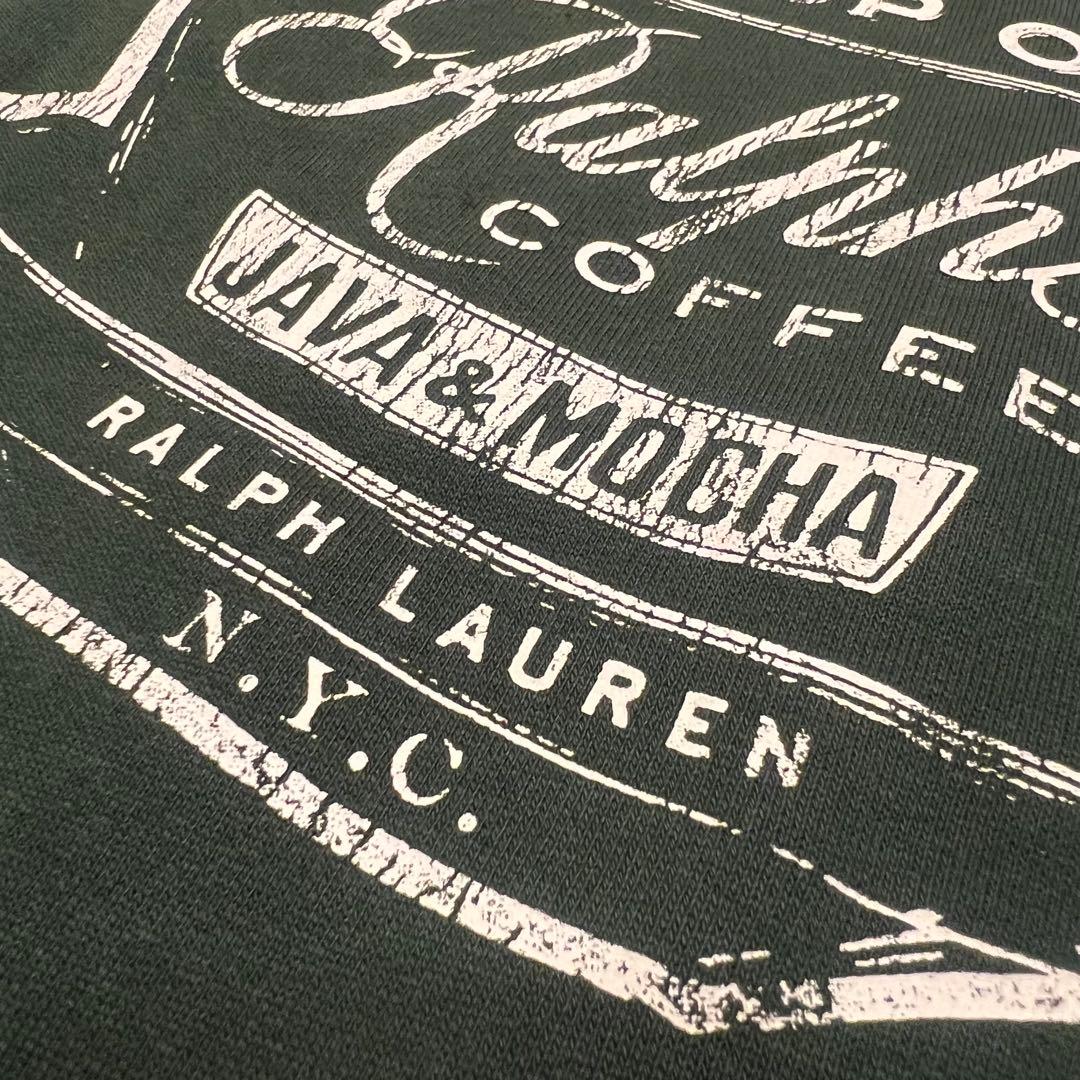 POLO RALPH LAUREN スウェット L グリーン ラルフコーヒー