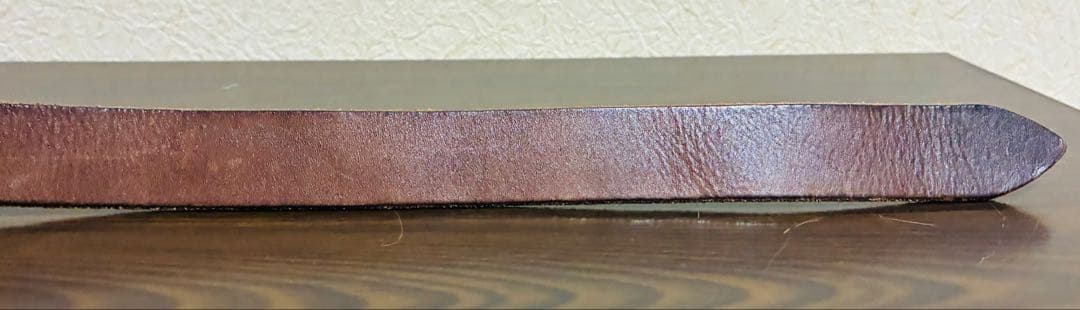 【希少】RRL レザーベルト　スライダーバックル　シルバー　ブラウン　廃盤モデル